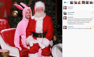 Santa on Instagram