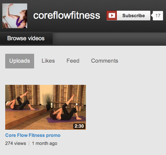 Core Flow Fitness Youtube Promo