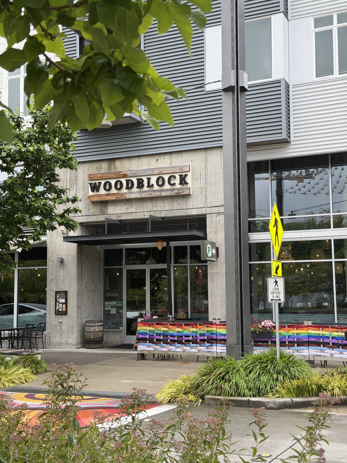 Storefront of Woodblock, a full-service marketing client